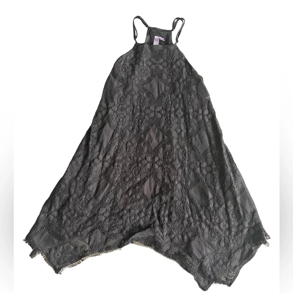 Women’s Black Lace Whimsigoth Dress - Picture 5 of 6